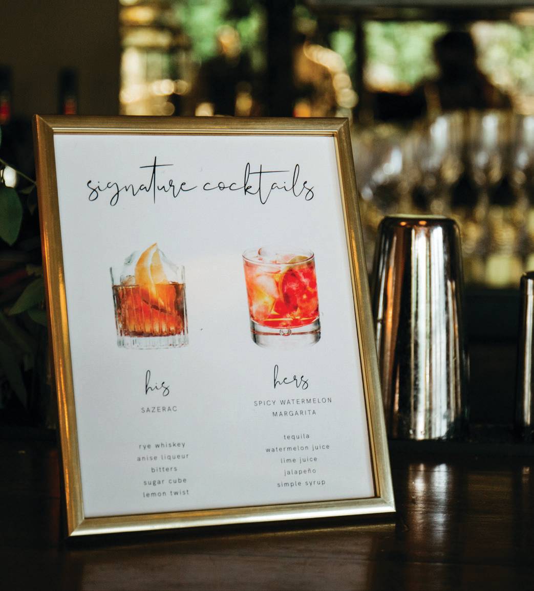 wedding cocktails