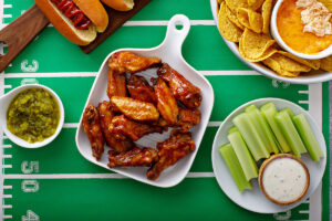Super Bowl chicken wings