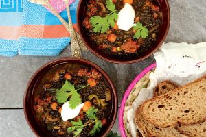 chorizo and lentil stew