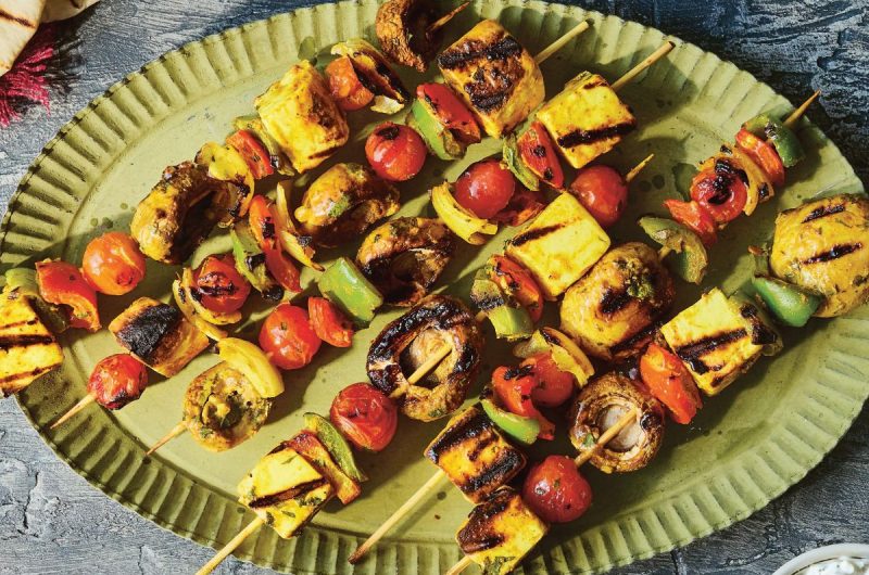 Indian Vegetable Skewers